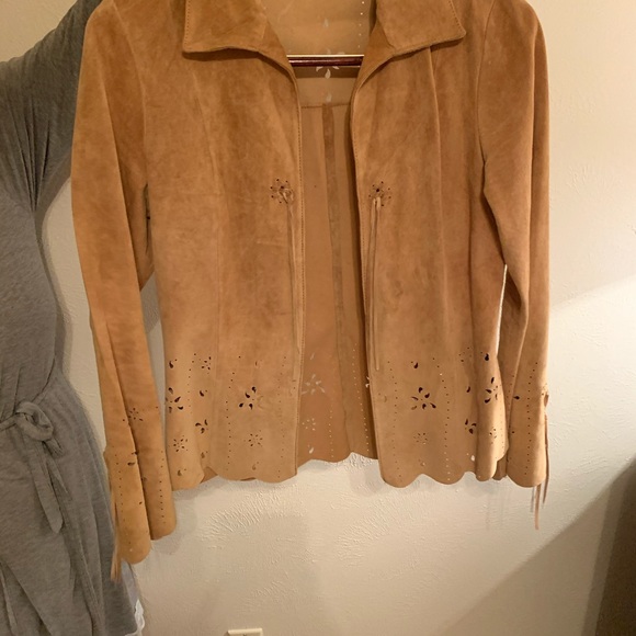 Arden B Womens Suede Jacket 